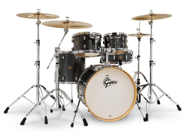 Catalina Maple 5-Piece Drum Shell Pack, Black Stardust