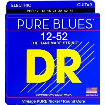 Pure Blues Electric Guitar Strings, Extra Heavy (12-52)