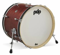 14″ x 24″ Concept Maple Classic Bass Drum, Ox Blood Stain