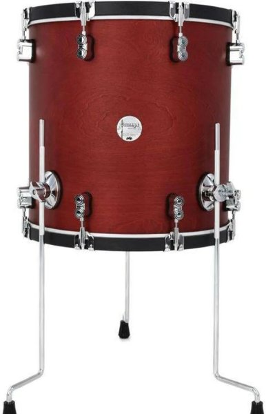 14" x 14" Concept Maple Classic Floor Tom, Ox Blood Stain