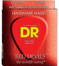 Red Devils Coated Electric Guitar Strings, Medium (10-46)