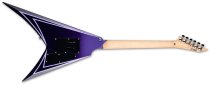 LTD Alexi Hexed Left-Handed Electric Guitar, Purple Fade With Pinstripes