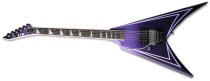 LTD Alexi Hexed Left-Handed Electric Guitar, Purple Fade With Pinstripes