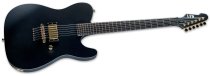 AA-1 Alan Ashby Electric Guitar With Case, Black Satin