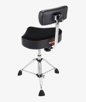 9000 Series 16″ Hydraulic Saddle Drum Throne with Backrest