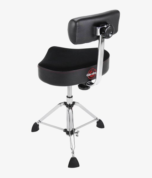 9000 Series 16" Hydraulic Saddle Drum Throne with Backrest