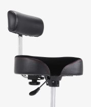 9000 Series 16" Hydraulic Saddle Drum Throne with Backrest