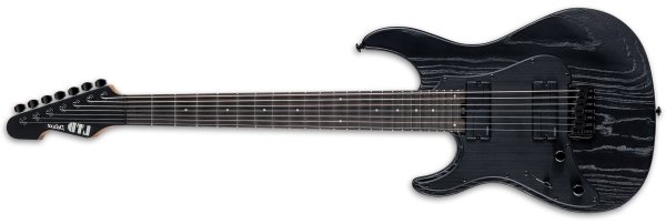 SN-1007HT Baritone Left-Handed Electric Guitar, Black Blast