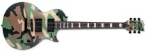 LTD EC-1000 Electric Guitar, Woodland Camo Satin