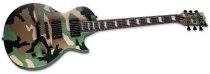 LTD EC-1000 Electric Guitar, Woodland Camo Satin