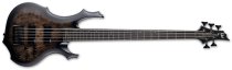 F-5 Ebony 5-String Electric Bass, Charcoal Burst