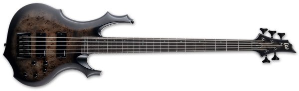 F-5 Ebony 5-String Electric Bass, Charcoal Burst