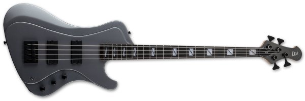 JC-4 4-String Electric Bass, Dark Grey Metallic Satin