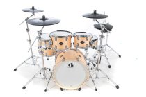 G9 Pro 5-Piece Workstation E-Drum Set With Stand Pack, Satin Natural