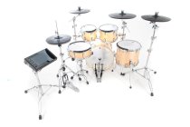 G9 Pro 5-Piece Workstation E-Drum Set With Stand Pack, Satin Natural