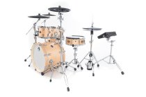 G9 Pro 5-Piece Workstation E-Drum Set With Stand Pack, Satin Natural