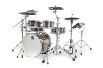 G9 Pro 5-Piece Workstation E-Drum Set With Stand Pack, Walnut