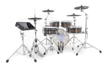 G9 Pro 5-Piece Workstation E-Drum Set With Stand Pack, Walnut