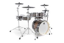 G9 Pro 6-Piece Workstation E-Drum Set With Stand Pack, Walnut