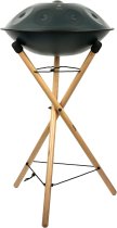 Foldable & Height Adjustable Handpan Stand, Beech Wood