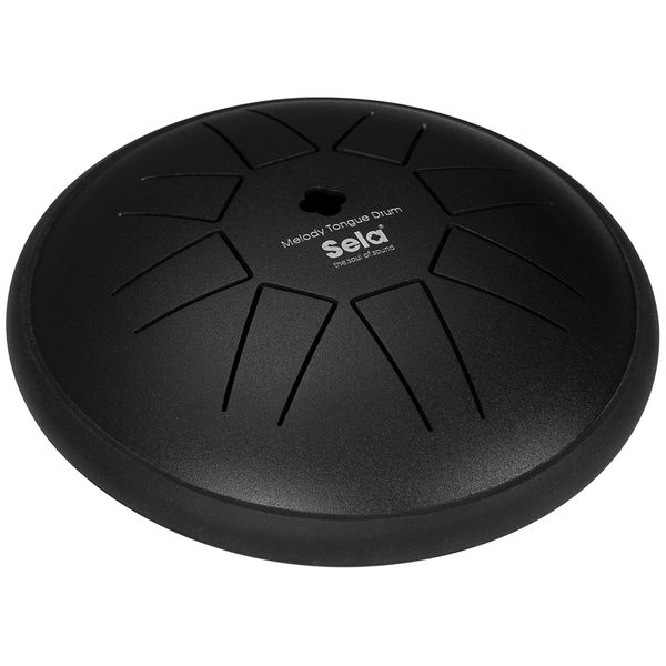 6" Melody Tongue Drum C Major, Black