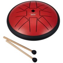 6" Melody Tongue Drum F Minor, Red