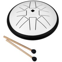 6" Melody Tongue Drum G Minor, White