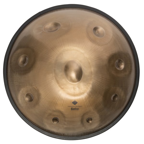 Harmony Handpan Bb2 Amara Stainless Steel With Padded Bag, Stainless Steel