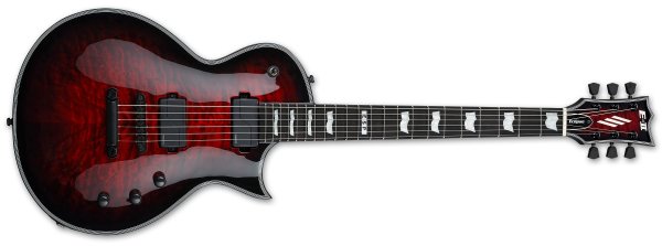 E-II ECLIPSE Electric Guitar, See Thru Black Cherry Sunburst