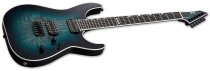 E-II M-II HT Electric Guitar, Mercury Blue Burst