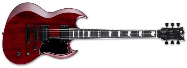 E-II VIPER Electric Guitar, See Thru Black Cherry