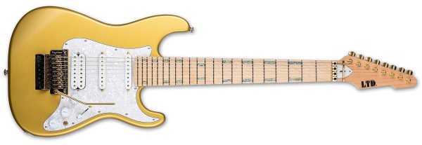 JRV-8 Javier Reyes 8-String Electric Guitar, Metallic Gold