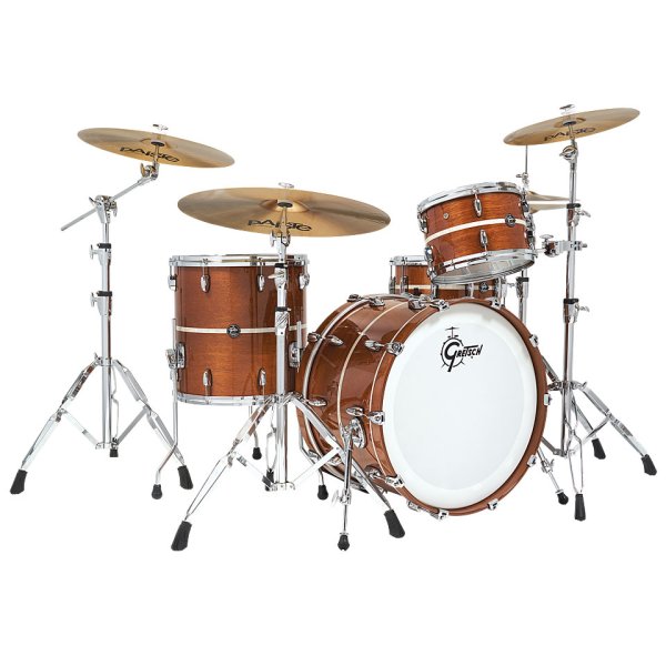 Renown LTD 4-piece Shell Pack, Mahogany with Pearl Inlay