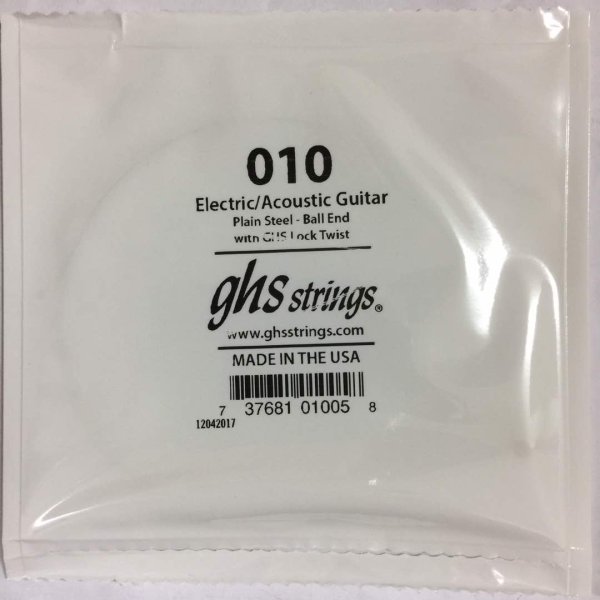 Singles - Plain Steel Strings - 010