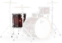 Catalina Maple 16″ x 16″ Floor Tom, Satin Dark Cherry Burst