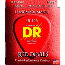 Red Devils 5-String Coated Bass Strings, Medium (45-125)