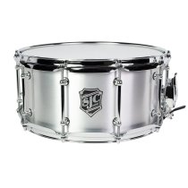 6.5″ X 14″ Alpha Steel Snare Drum, Brushed Aluminum