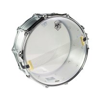 6.5" X 14" Alpha Steel Snare Drum, Brushed Aluminum