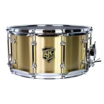 7" x 14" Goliath Bell Brass Snare Drum, Brushed Bell Brass