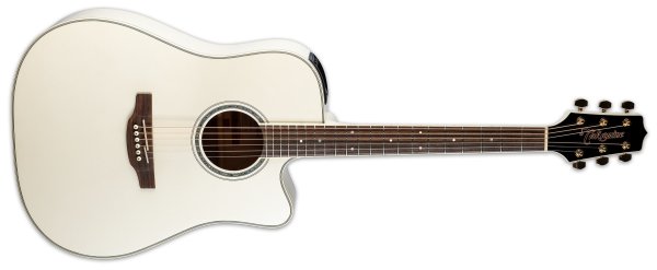 G Series Steel String Dreadnought Acoustic / Electric Guitar, Pearl White