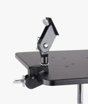 Mini Desk with Angle Mount and Dual Adjust C Clamp Table/Stand Mount