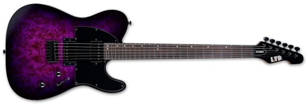 TE-200DX Electric Guitar, Purple Burst