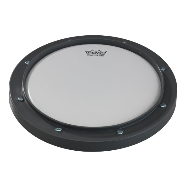 Practice Pad™ - Tunable, Grey, Ambassador® Coated Drumhead, 10"