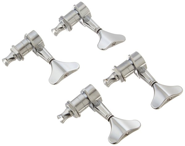 Sealed Gear Style Chrome Electric Guitar Tuners