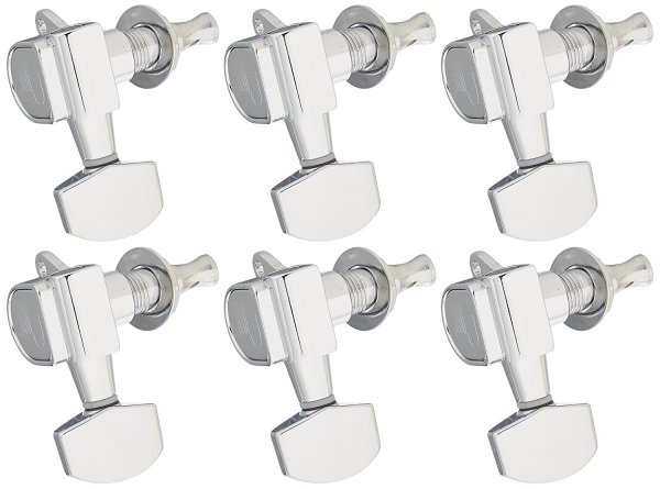 6-In-Line Mini Sealed Tuning Machines, Chrome