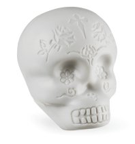 Sugar Skull Shaker, White