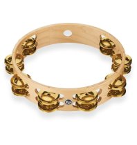 Pro 10″ Double Row Tambourine - Brass