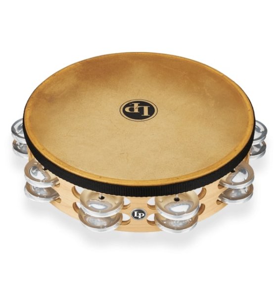 Pro 10" Double Row Headed Tambourine - Aluminum