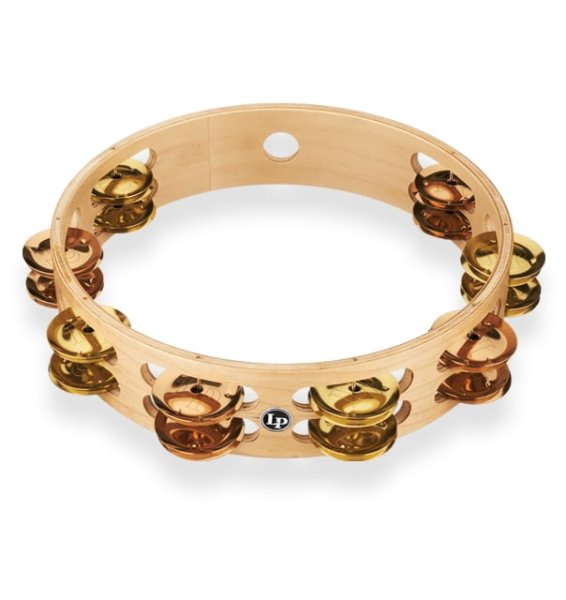 Pro 10" Double Row Tambourine - Brass/bronze Hybrid