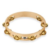 Pro 10″ Single Row Tambourine - Brass